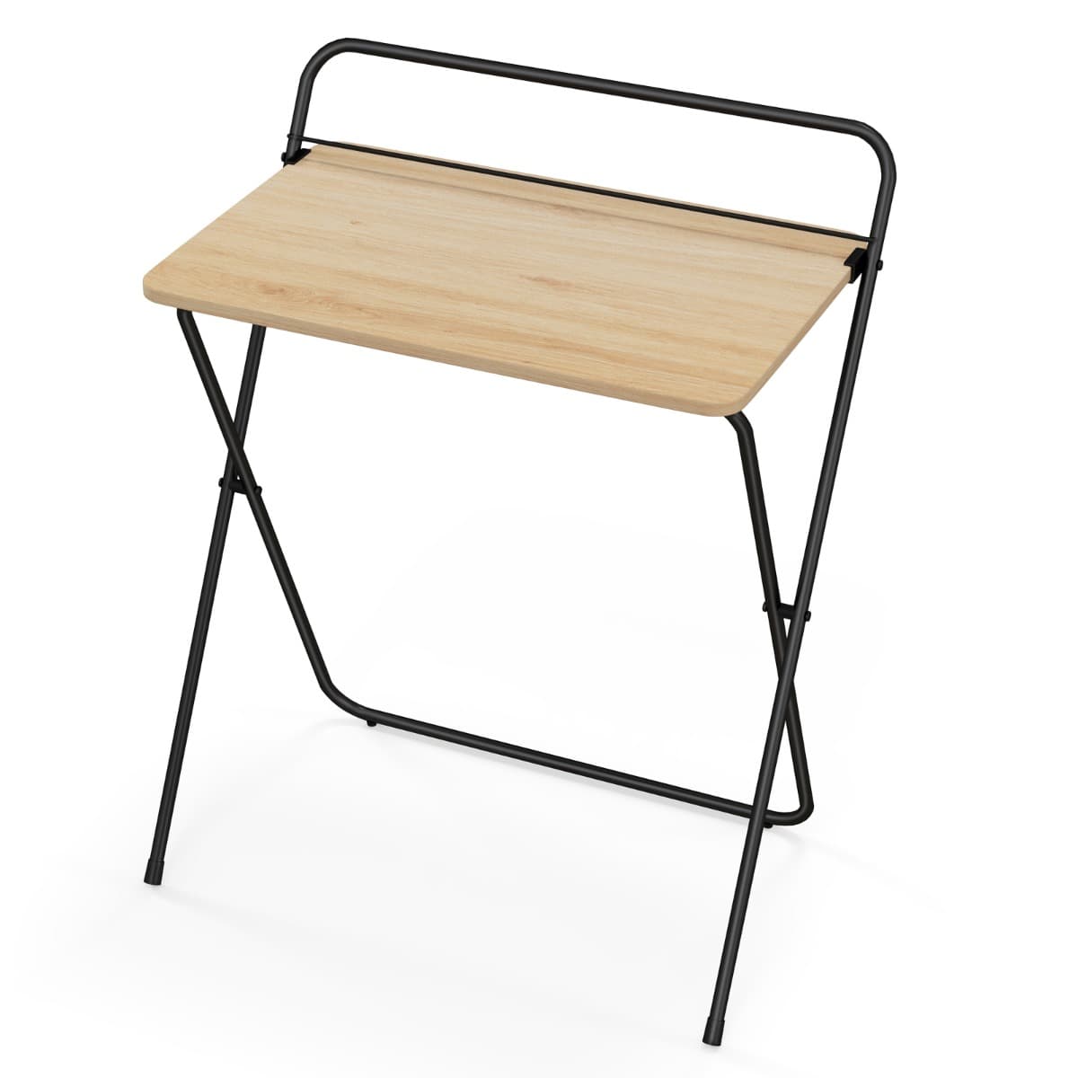Bureau Informatique Pliable de 60 Cm Bureau D'écriture Compact pour Le Bureau à Domicile avec Suppor