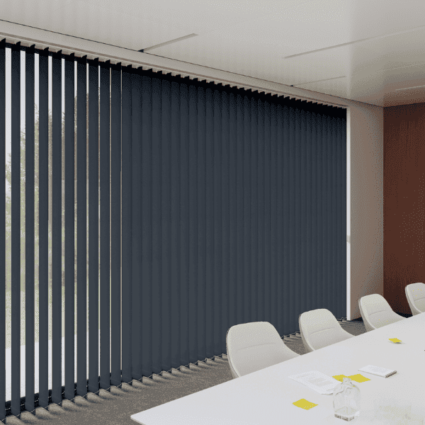 Store Californien Acoustique Uni Gris Anthracite - Non Feu M1