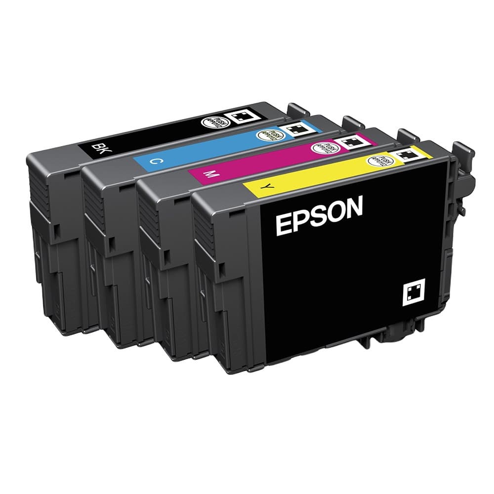 Pack de 4 cartouches d'encre Epson Guepard Noir et couleurs - authentique & reconditionnée
